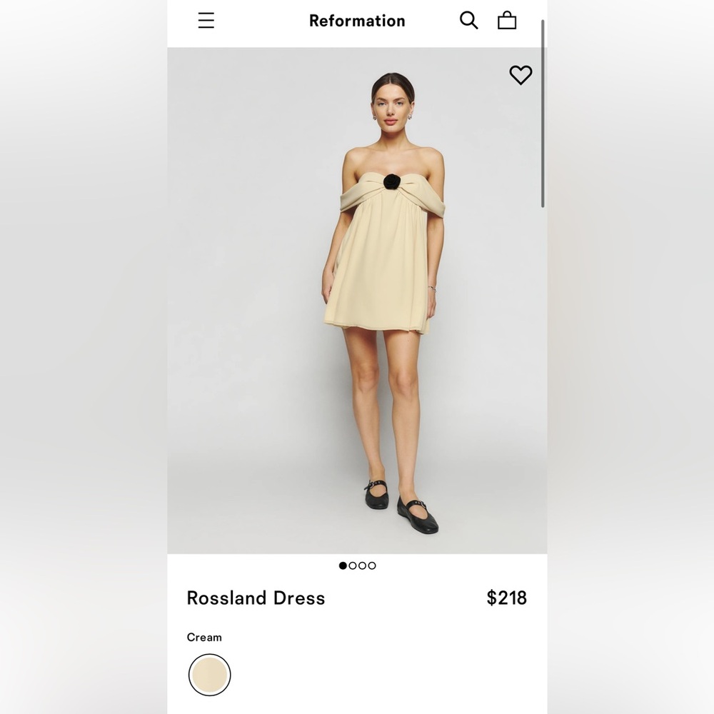 Reformation Rossland Dress Size 4